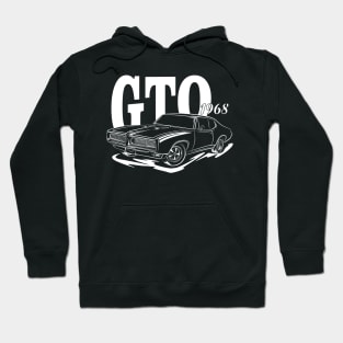 GTO 1968 (White Print) Hoodie